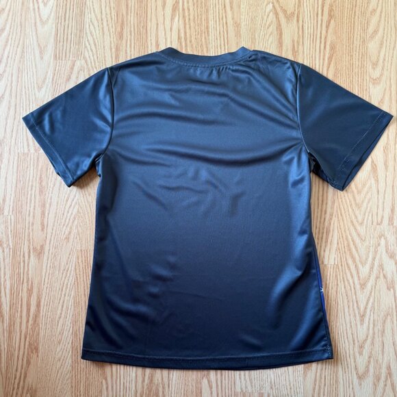 Music Note Graphic Top Size S Black Short Sleeve Performance Tee - Picture 6 of 8